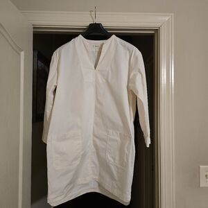 Everlane Ivory Women's Long-Sleeve Tailored Tunic Dress -- XL